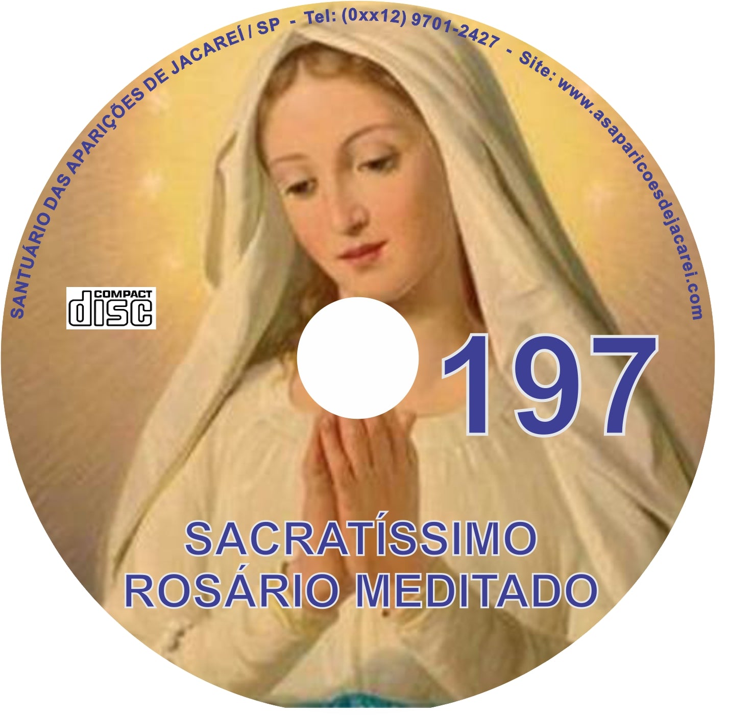 Cd Rosário Meditado 197 Cd Rosário Meditado 197